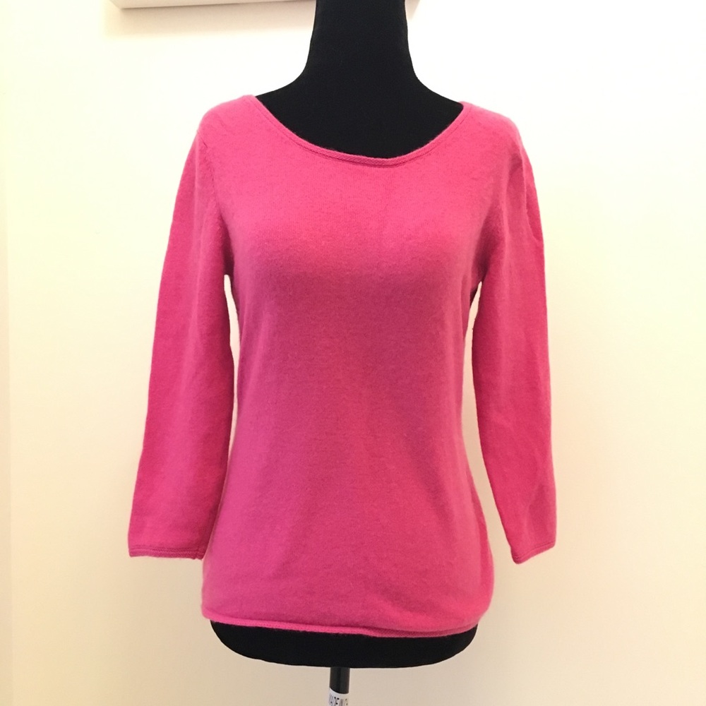 Cashmere 3/4 sleeve sweater